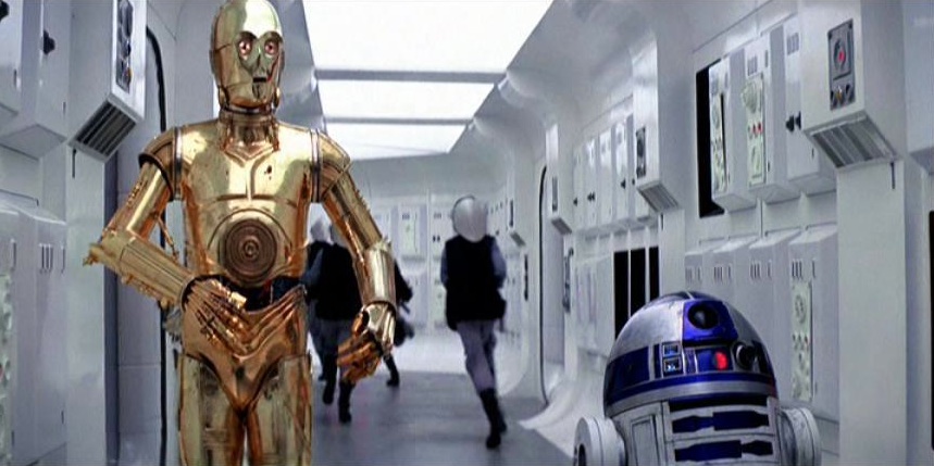 C3PO and R2D2 fromn Star Wars