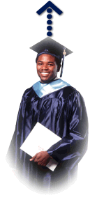 Man in cap and gown